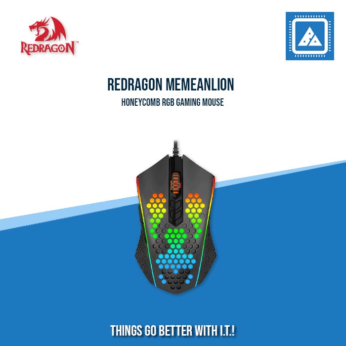 REDRAGON MEMEANLION HONEYCOMB RGB GAMING MOUSE REDRAGON MEMEANLION HONEYCOMB RGB GAMING MOUSE